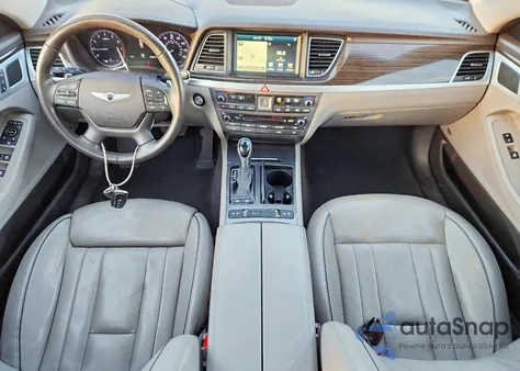 2015 Hyundai Genesis 3.8L from USA, damaged, VIN KMHGN4JE9FU094619